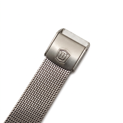 Waltham L.Maxim 24 x 28mm Cadran "Oeil de Tigre" Bracelet Maille, Mécanique